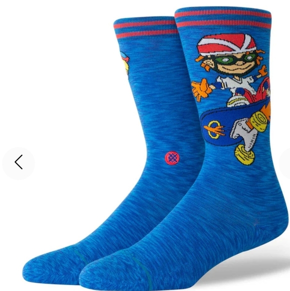 Stance Other - NWT Reggie & Otto Rocket Power Stance Blue Crew Socks